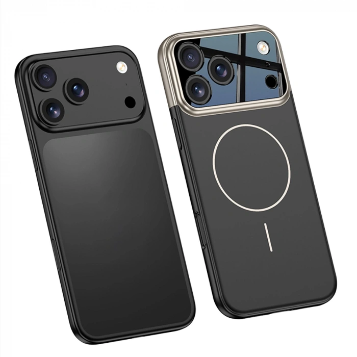 Apple iPhone 17 Pro Max Kılıf M-safe Şarj Özellikli Çift Parçalı Zore Napoli Kapak