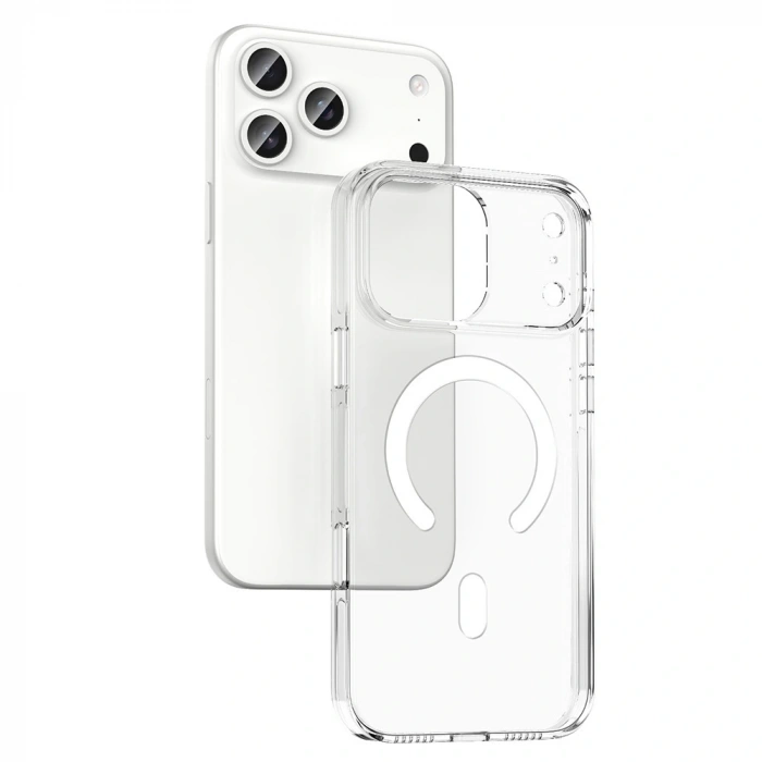 Apple iPhone 17 Pro Max Kılıf M-safe Şarj Özellikli Kamera Korumalı Zore Kripto Kapak