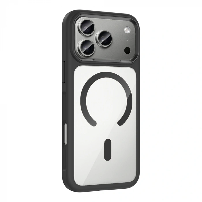 Apple iPhone 17 Pro Max Kılıf M-Safe Şarj Özellikli Metal Kamera Çerçeveli Zore Tiko Kapak