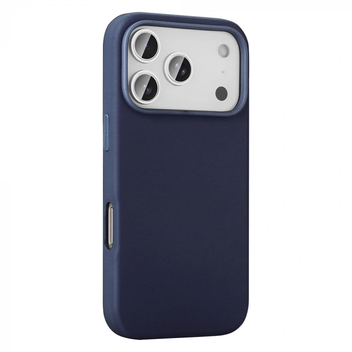 Apple iPhone 17 Pro Max Kılıf M-safe Şarj Özellikli PU Deri Görünümlü Zore Kupra Kapak