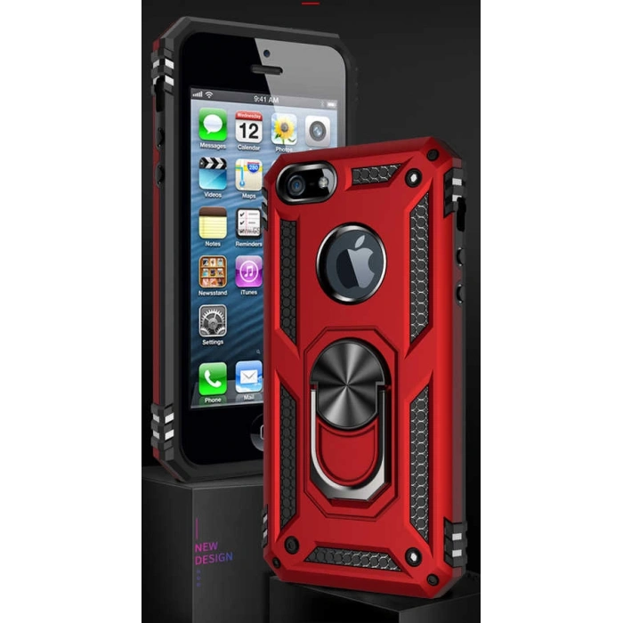 Apple iPhone 5 Kılıf Zore Vega Kapak