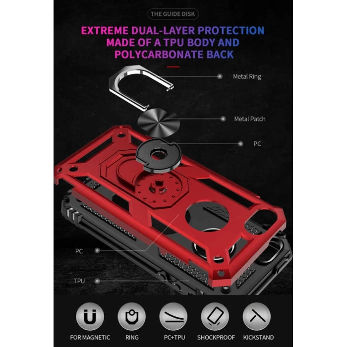 Apple iPhone 5 Kılıf Zore Vega Kapak