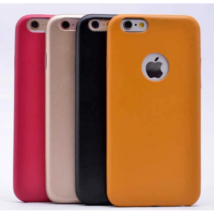 Apple iPhone 6 Kılıf Zore 1-1 Deri Soft Kapak