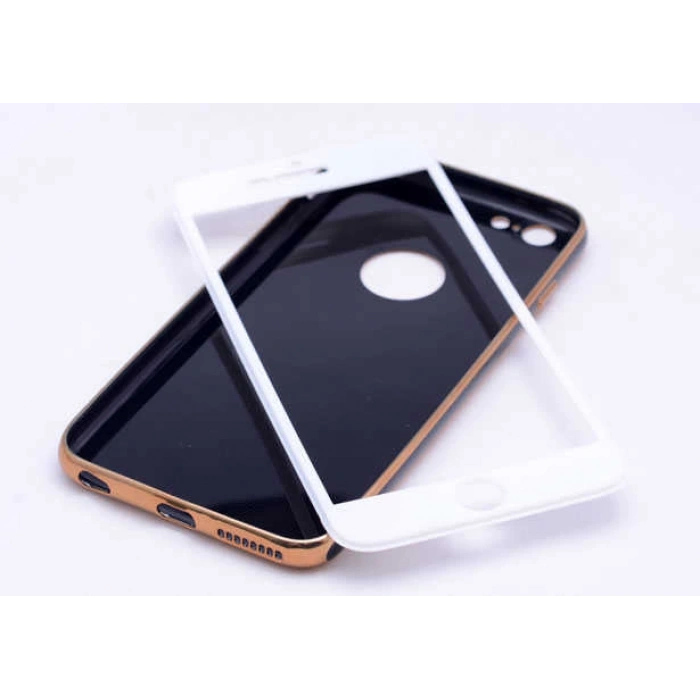 Apple iPhone 6 Kılıf Zore Arkası Parlak 360 Silikon