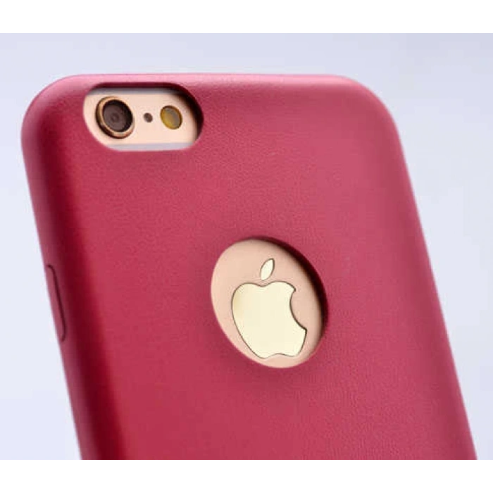 Apple iPhone 6 Plus Kılıf Zore 1-1 Deri Soft Kapak