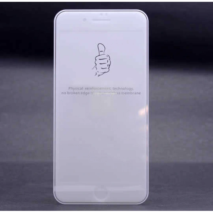 Apple iPhone 6 Plus Zore Kenarları Kırılmaya Dayanıklı Cam Ekran Koruyucu