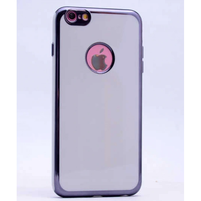 Apple iPhone 7 Kılıf Zore Arkası Parlak 360 Silikon