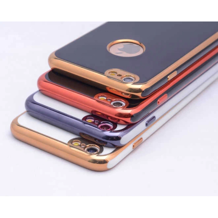 Apple iPhone 7 Kılıf Zore Arkası Parlak 360 Silikon