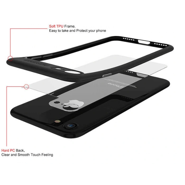 Apple iPhone 7 Plus Kılıf Zore Buttom Kapak