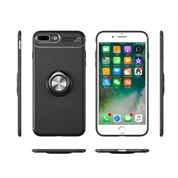 Apple iPhone 7 Plus Kılıf Zore Ravel Silikon Kapak