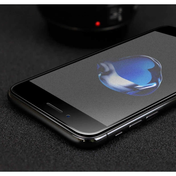 Apple iPhone 7 Plus Zore Anti-Dust Mat Privacy Temperli Ekran Koruyucu