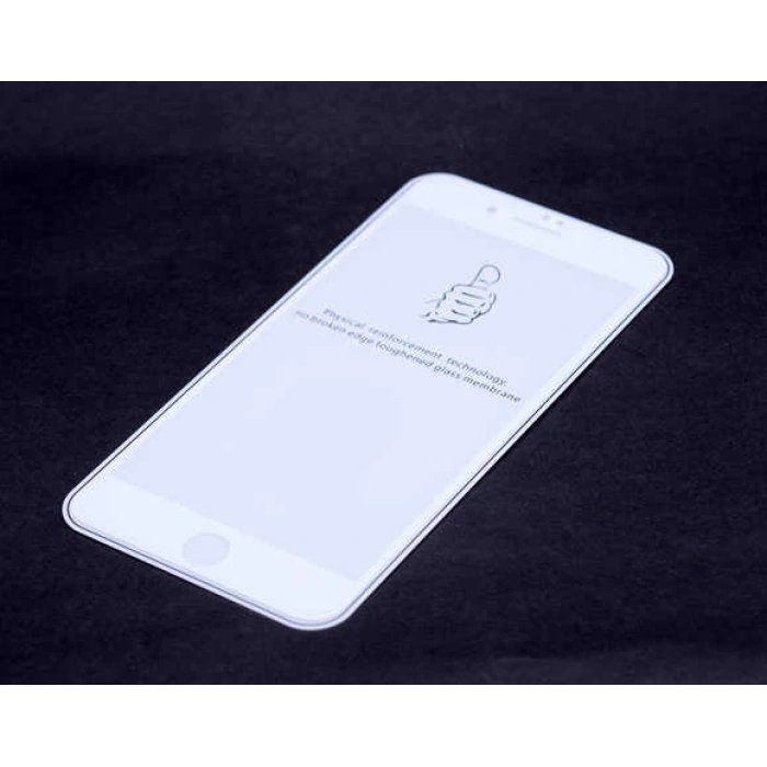 Apple iPhone 7 Plus Zore Kenarları Kırılmaya Dayanıklı Cam Ekran Koruyucu