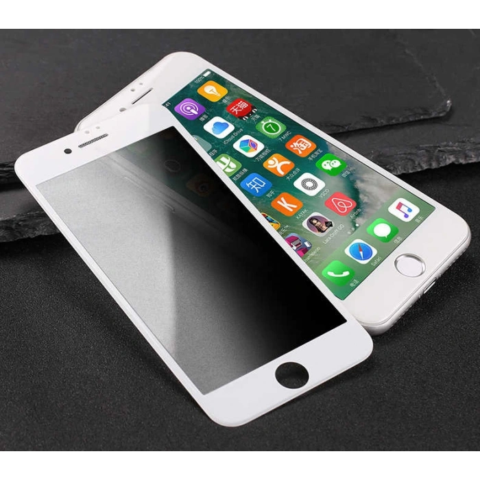Apple iPhone 7 Zore Anti-Dust Mat Privacy Temperli Ekran Koruyucu