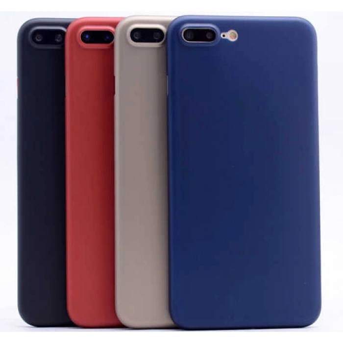 Apple iPhone 8 Plus Kılıf Zore 1.Kalite PP Silikon