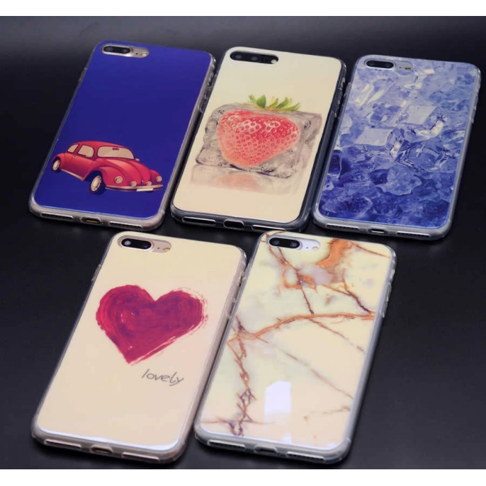 Apple iPhone 8 Plus Kılıf Zore Fani Silikon