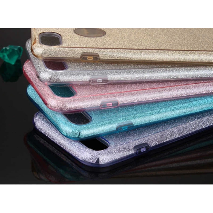 Apple iPhone 8 Plus Kılıf Zore Shining Silikon