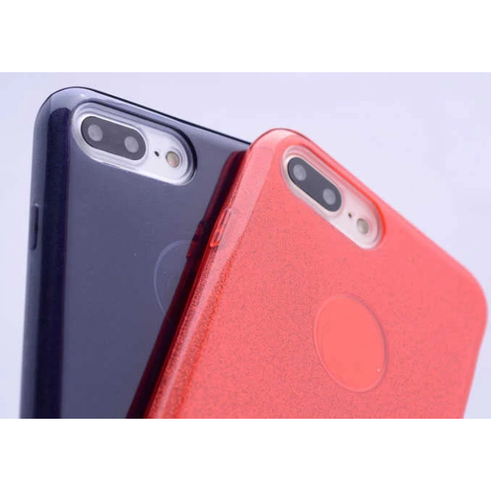 Apple iPhone 8 Plus Kılıf Zore Shining Silikon
