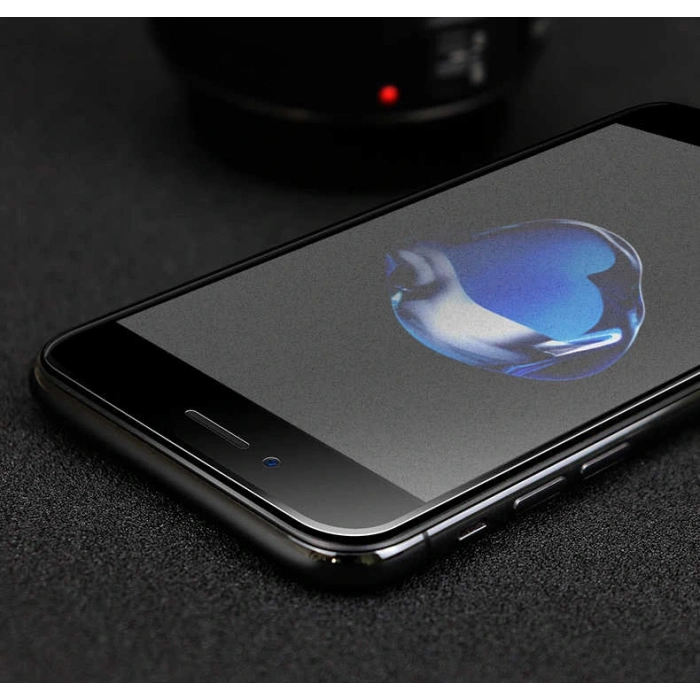 Apple iPhone SE 2020 Zore Anti-Dust Mat Privacy Temperli Ekran Koruyucu