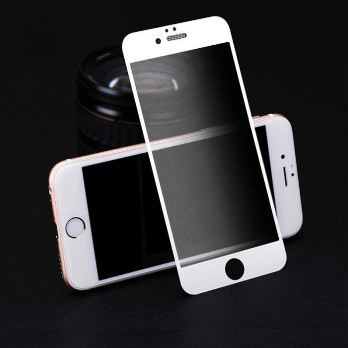 Apple iPhone SE 2022 Zore Anti-Dust Mat Privacy Temperli Ekran Koruyucu
