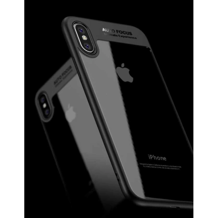 Apple iPhone X Kılıf Zore Buttom Kapak