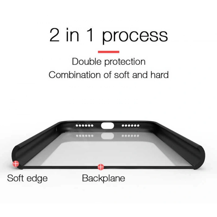 Apple iPhone X Kılıf Zore Buttom Kapak