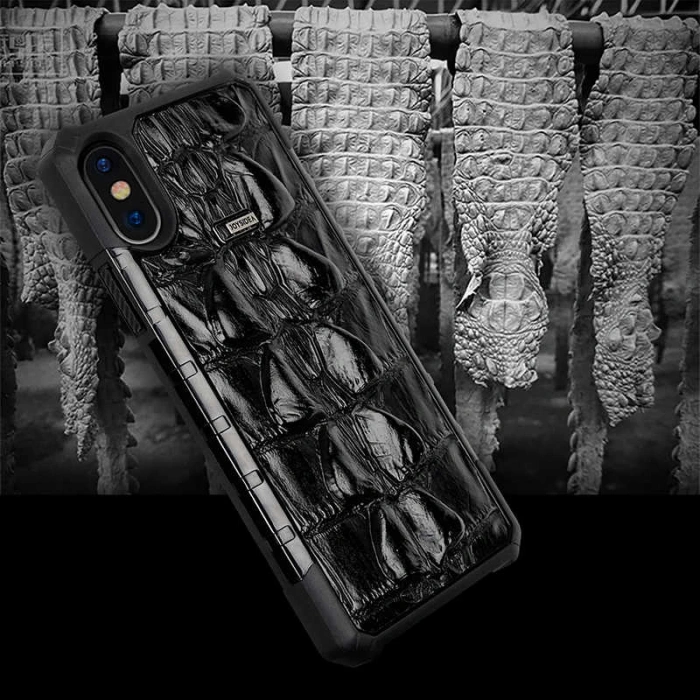 Apple iPhone X Kılıf Zore Crocow Kapak