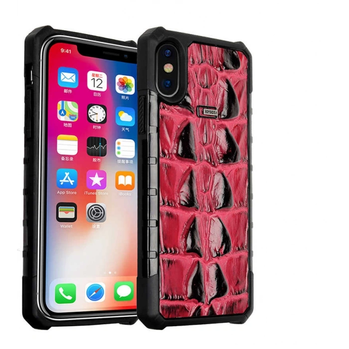 Apple iPhone X Kılıf Zore Crocow Kapak