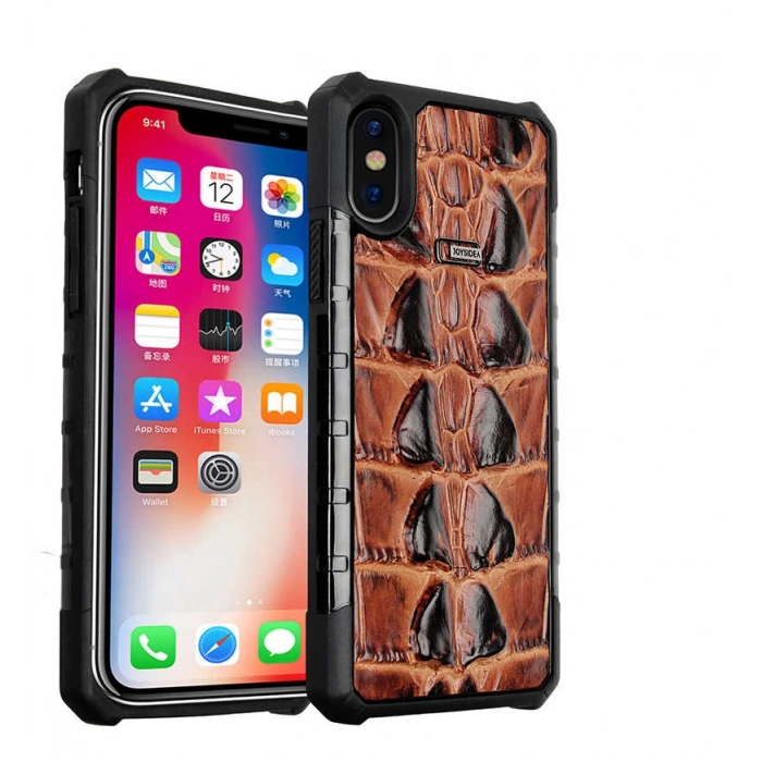 Apple iPhone X Kılıf Zore Crocow Kapak