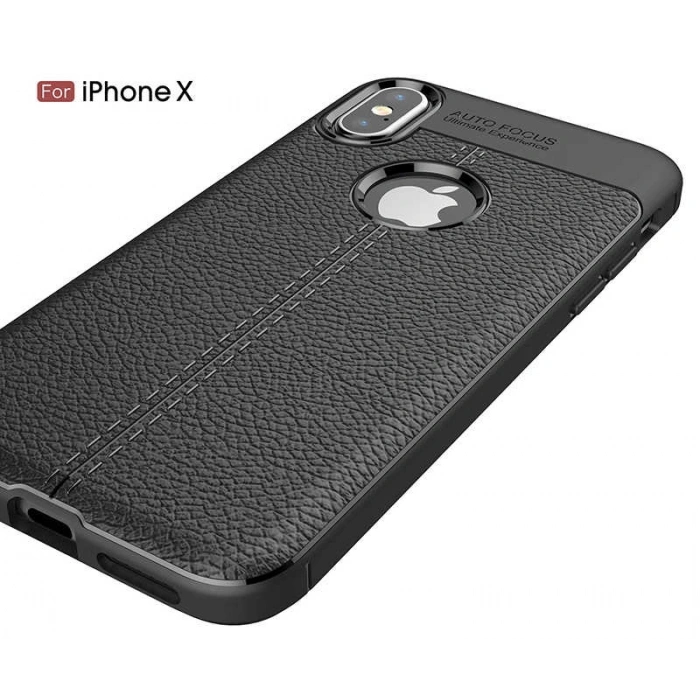 Apple iPhone X Kılıf Zore Niss Silikon Kapak