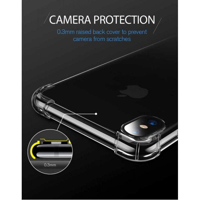 Apple iPhone X Kılıf Zore Nitro Anti Shock Silikon