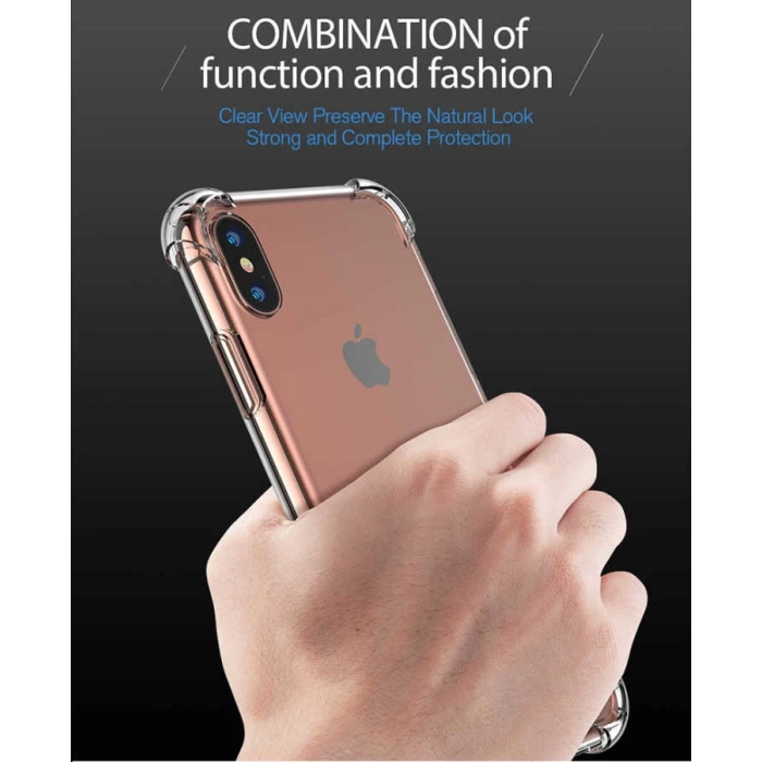 Apple iPhone X Kılıf Zore Nitro Anti Shock Silikon