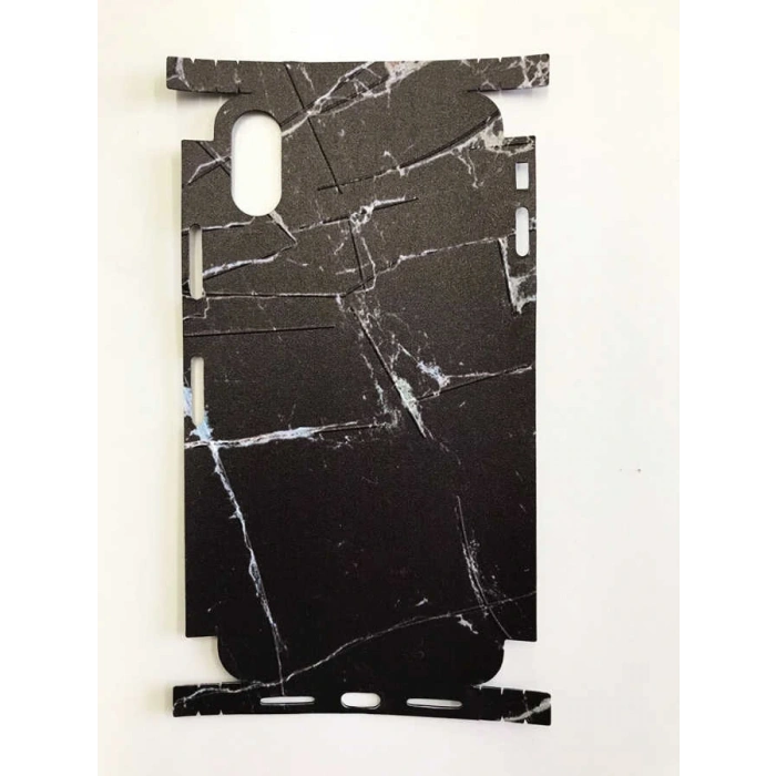 Apple iPhone X Zore 5D Desenli Sticker Kaplama