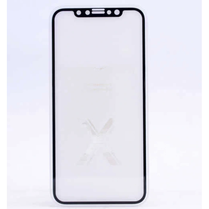 Apple iPhone X Zore Kenarları Kırılmaya Dayanıklı Cam Ekran Koruyucu