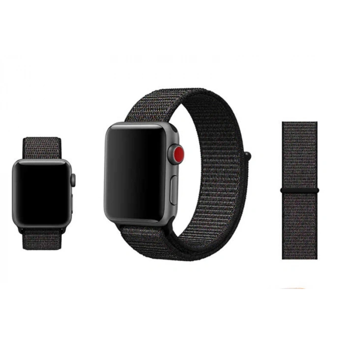 Apple Watch 42mm Zore KRD-03 Hasır Kordon