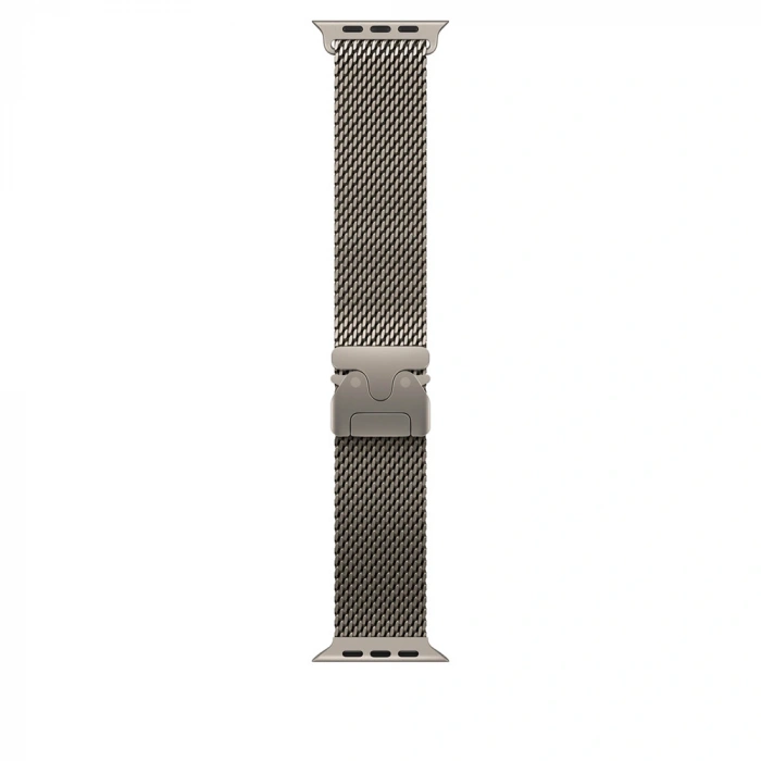 Apple Watch 44mm Zore KRD-100 Titanyum Hasır Kordon