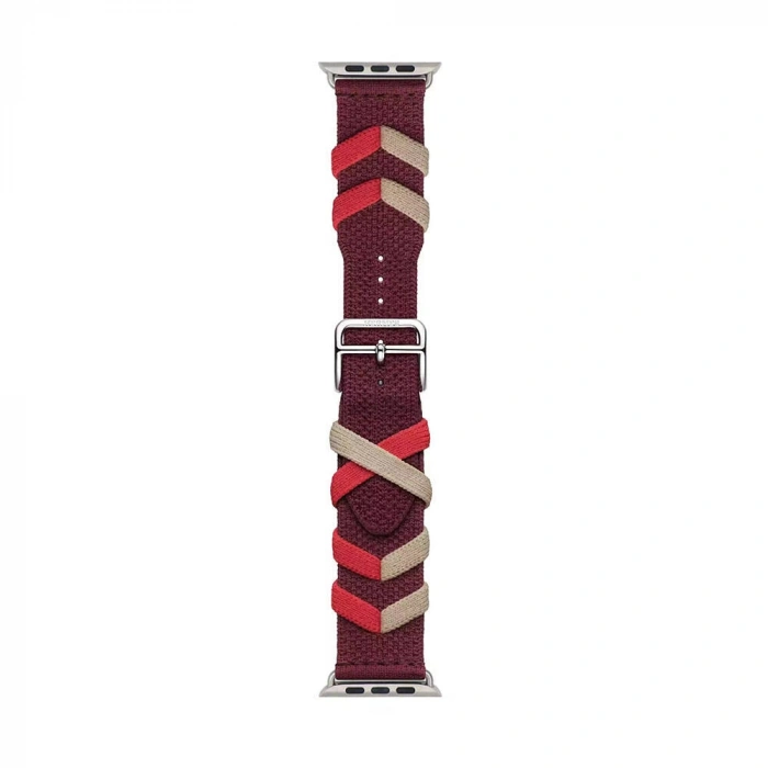 Apple Watch 7 41mm Zore KRD-97 Sarmal Örgü Tasarımlı Kordon