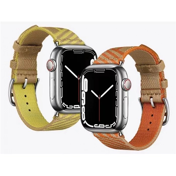 Apple Watch 7 45mm KRD-51 Hasır Kordon