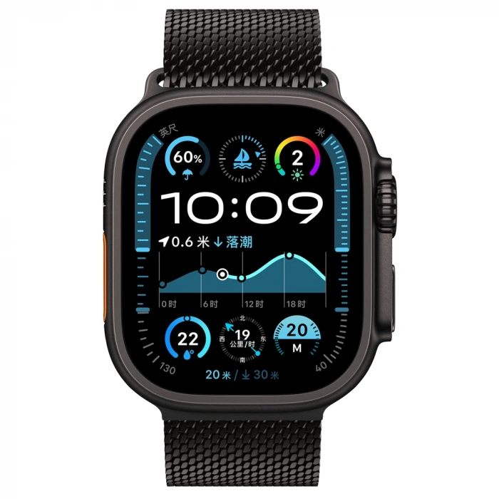 Apple Watch Ultra 49mm Zore KRD-121 Metal Hasır Kordon