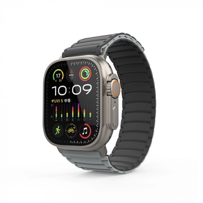 Apple Watch Ultra 49mm Zore KRD-122 Silikon Kordon Strap Kayış