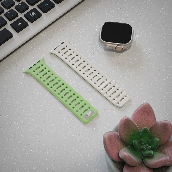 Apple Watch Ultra 49mm Zore KRD-124 Silikon Kordon Strap Kayış