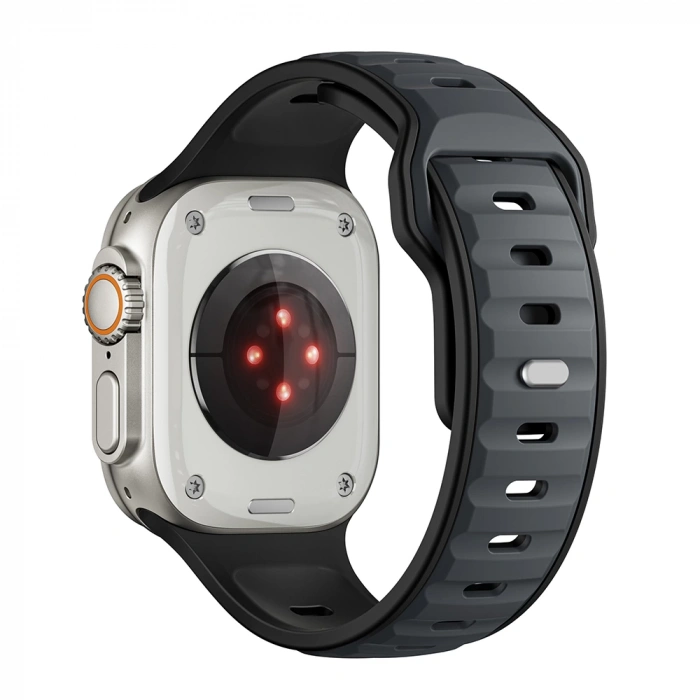 Apple Watch Ultra 49mm Zore KRD-135 Silikon Kordon Strap Kayış