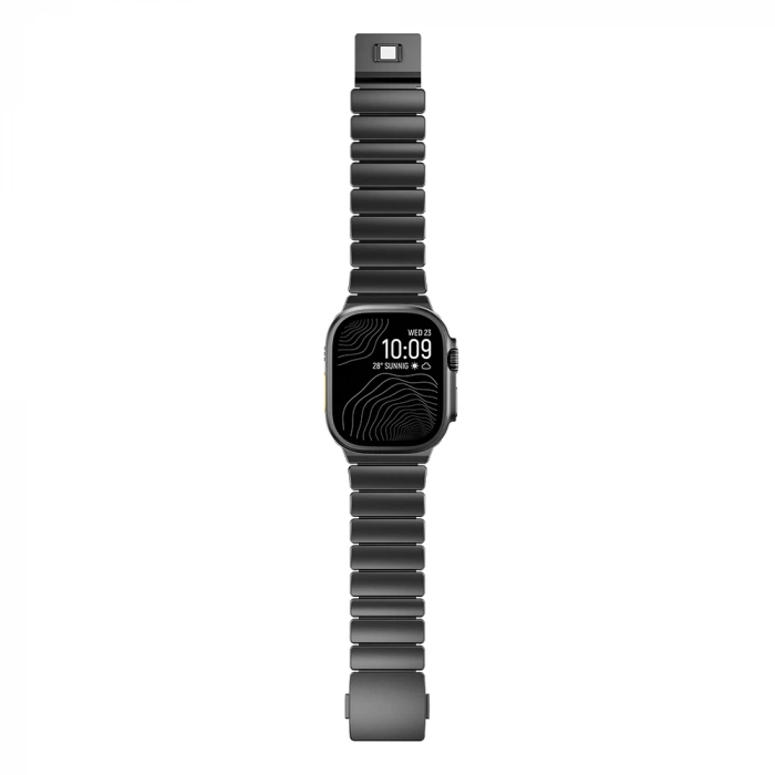 Apple Watch Ultra 49mm Zore KRD-149 Titanyum Silikon Kordon