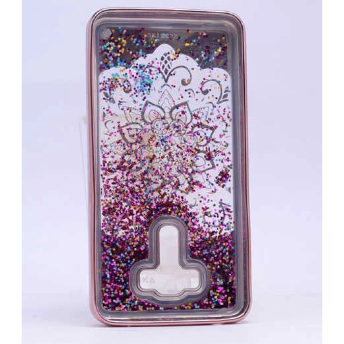 Asus Zenfone 3 Laser ZC551KL Kılıf Zore Lazer Çiçekli Sıvılı Silikon