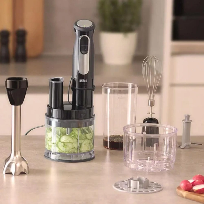 Braun MultiQuick 5 Pro MQ 55755 M 1000 W El Blenderi - Siyah/Gri
