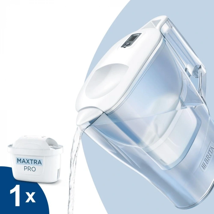 Brita Aluna Su Arıtmalı Akıllı Sürahi XL Filtreli - Beyaz