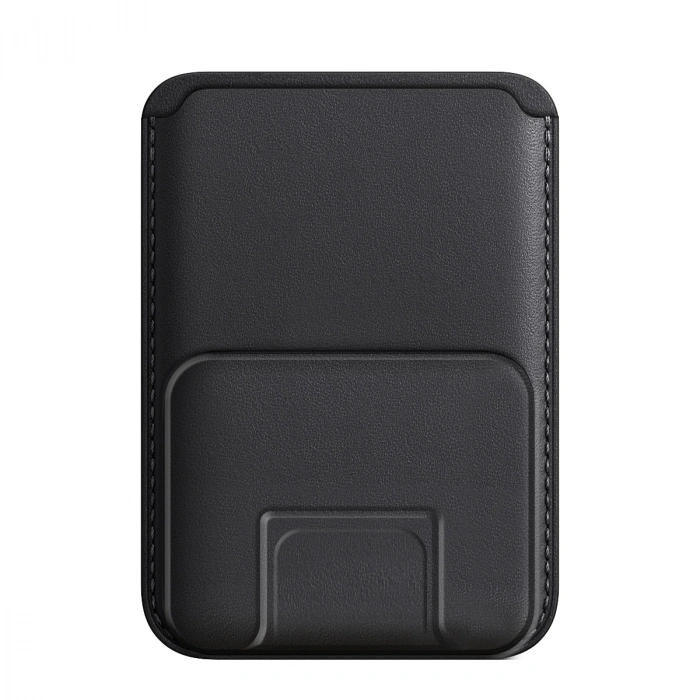 Buff iPhone WalletMag Stand Deri Cüzdan Mavi