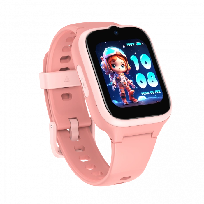 Buff Kids Watch Play 4.5G Sim Kartlı Akıllı Çocuk Saati - Pembe