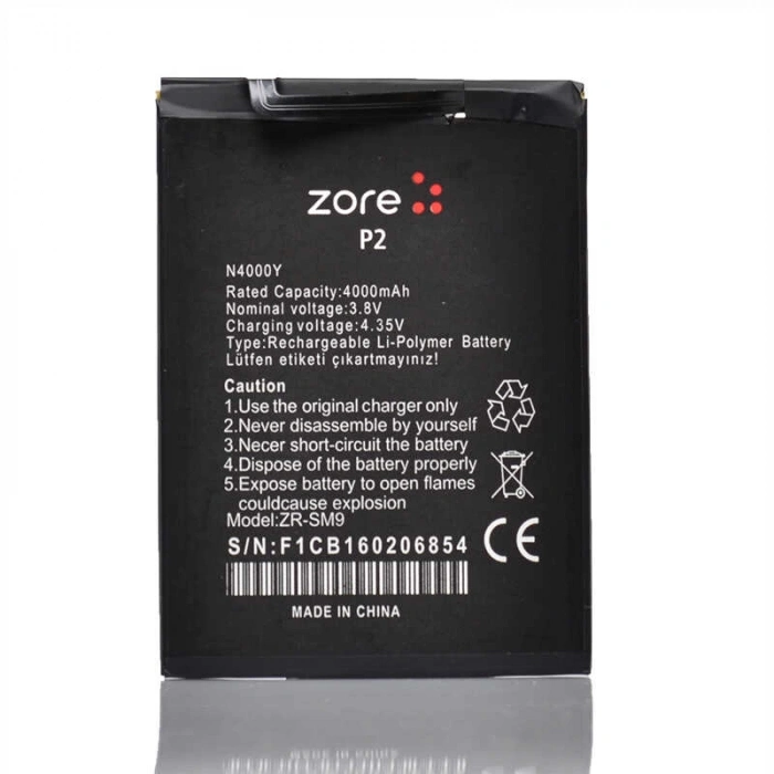 Casper Via P2 Zore Tam Orjinal Batarya