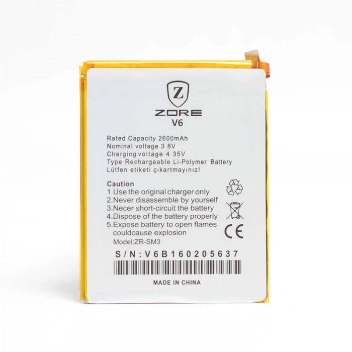 Casper Via V6 Zore A Kalite Uyumlu Batarya