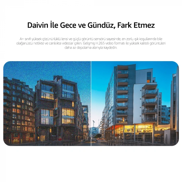 DAIVIN A6M 4k Qhd Wifi Adas 170° Ultra Geniş Açılı Gece Görüşlü Ön ve Arka Araç İçi Kamera